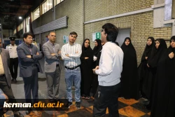 بازدید اعضای هیئت علمی و کارکنان دانشگاه فرهنگیان کرمان از مجموعه خودروسازی بم 5