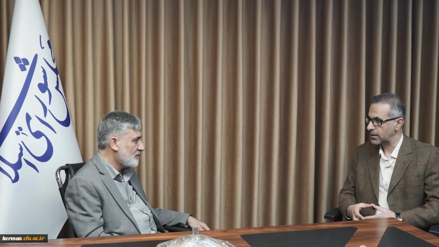 دیدار رئیس دانشگاه فرهنگیان کرمان با نماینده مردم کرمان و راور در مجلس شورای اسلامی و عضو کمیسیون برنامه و بودجه مجلس  2