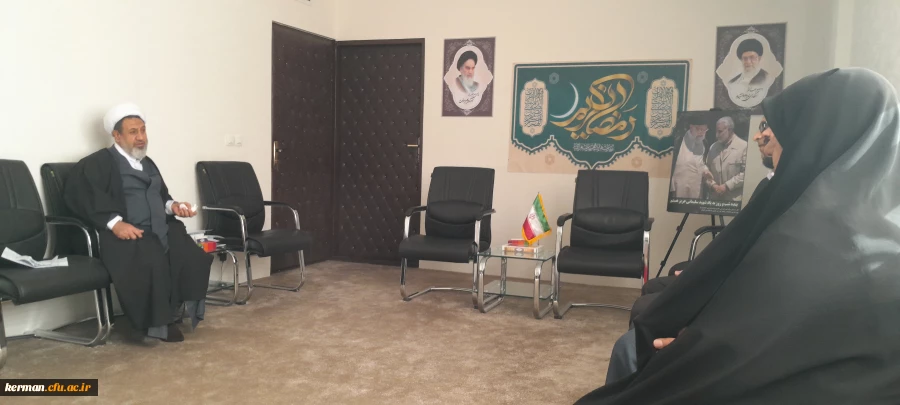 رئیس دانشگاه فرهنگیان کرمان با نماینده ولی فقیه در استان کرمان دیدار کرد 3