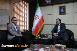 دیدار رئیس دانشگاه فرهنگیان کرمان با رئیس سازمان مدیریت و برنامه ریزی استان کرمان 2