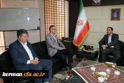 دیدار رئیس دانشگاه فرهنگیان کرمان با رئیس سازمان مدیریت و برنامه ریزی استان کرمان 3