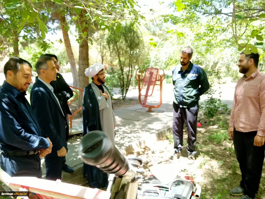 بازدید میدانی رئیس دانشگاه فرهنگیان کرمان در هفته کار و کارگر از فضای فیزیکی دانشکده علوم تربیتی 2