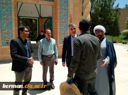 بازدید میدانی رئیس دانشگاه فرهنگیان کرمان در هفته کار و کارگر از فضای فیزیکی دانشکده علوم تربیتی 3