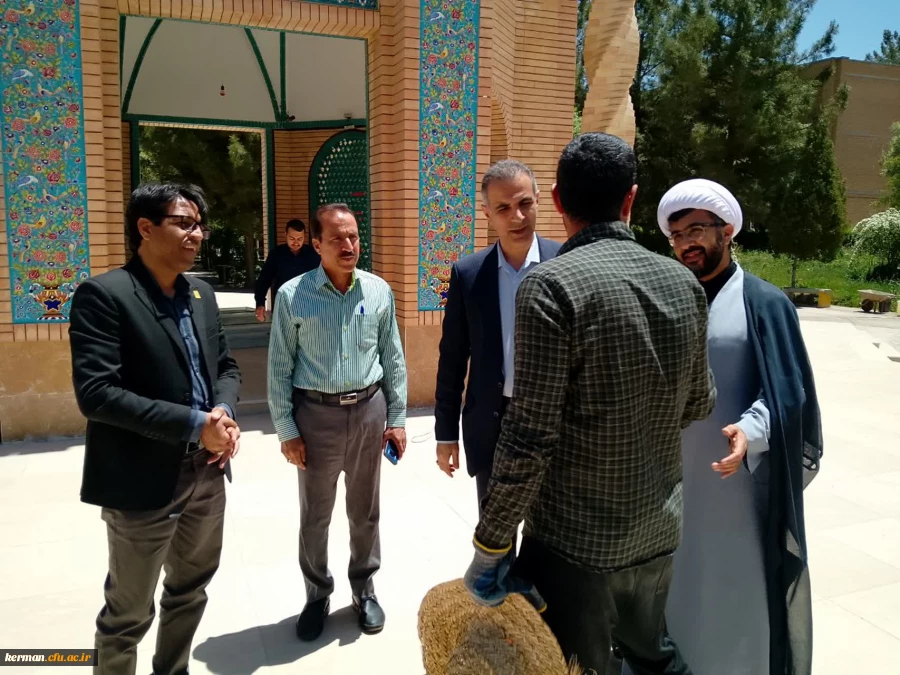 بازدید میدانی رئیس دانشگاه فرهنگیان کرمان در هفته کار و کارگر از فضای فیزیکی دانشکده علوم تربیتی 3