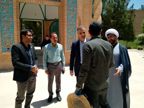 بازدید میدانی رئیس دانشگاه فرهنگیان کرمان در هفته کار و کارگر از فضای فیزیکی دانشکده علوم تربیتی  4